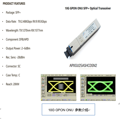 华拓光通信推出10G ONU和GPON OLT工程样品，加速光通信器件布局